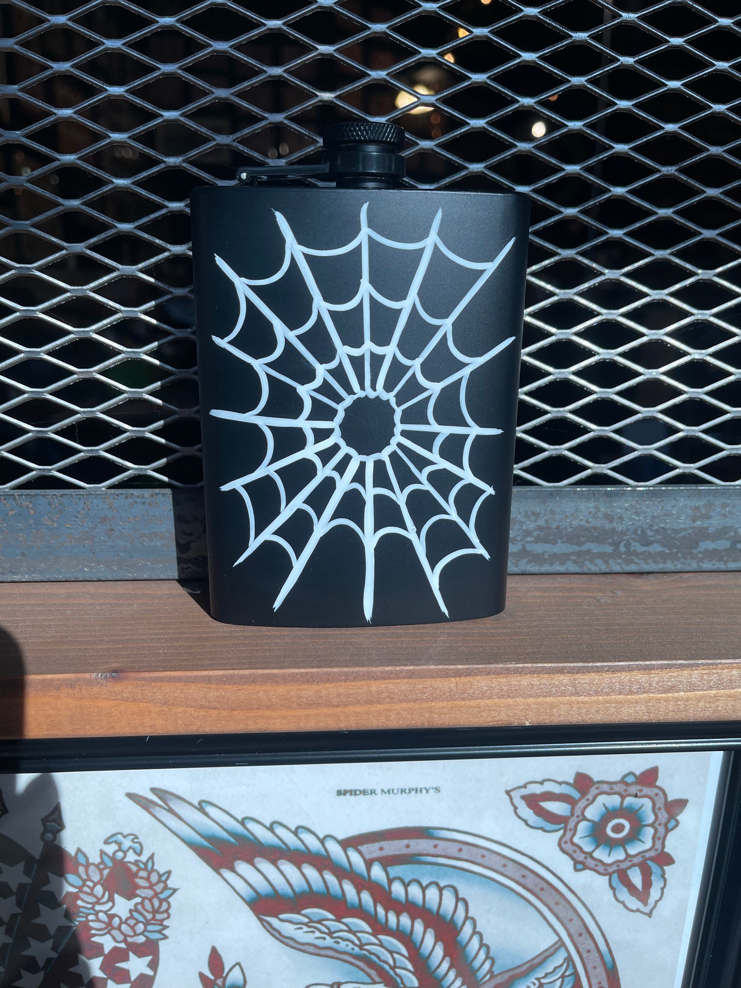 Custom Painted Flask
