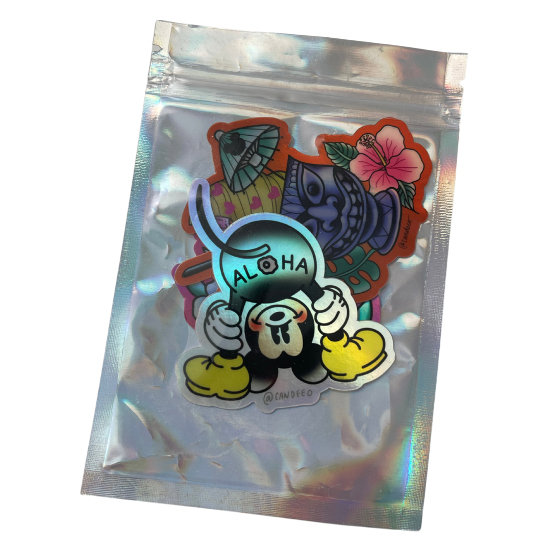 Holographic Disney Sticker Pack