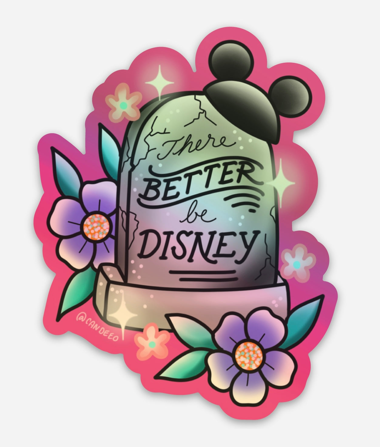 Holographic Disney Sticker Pack